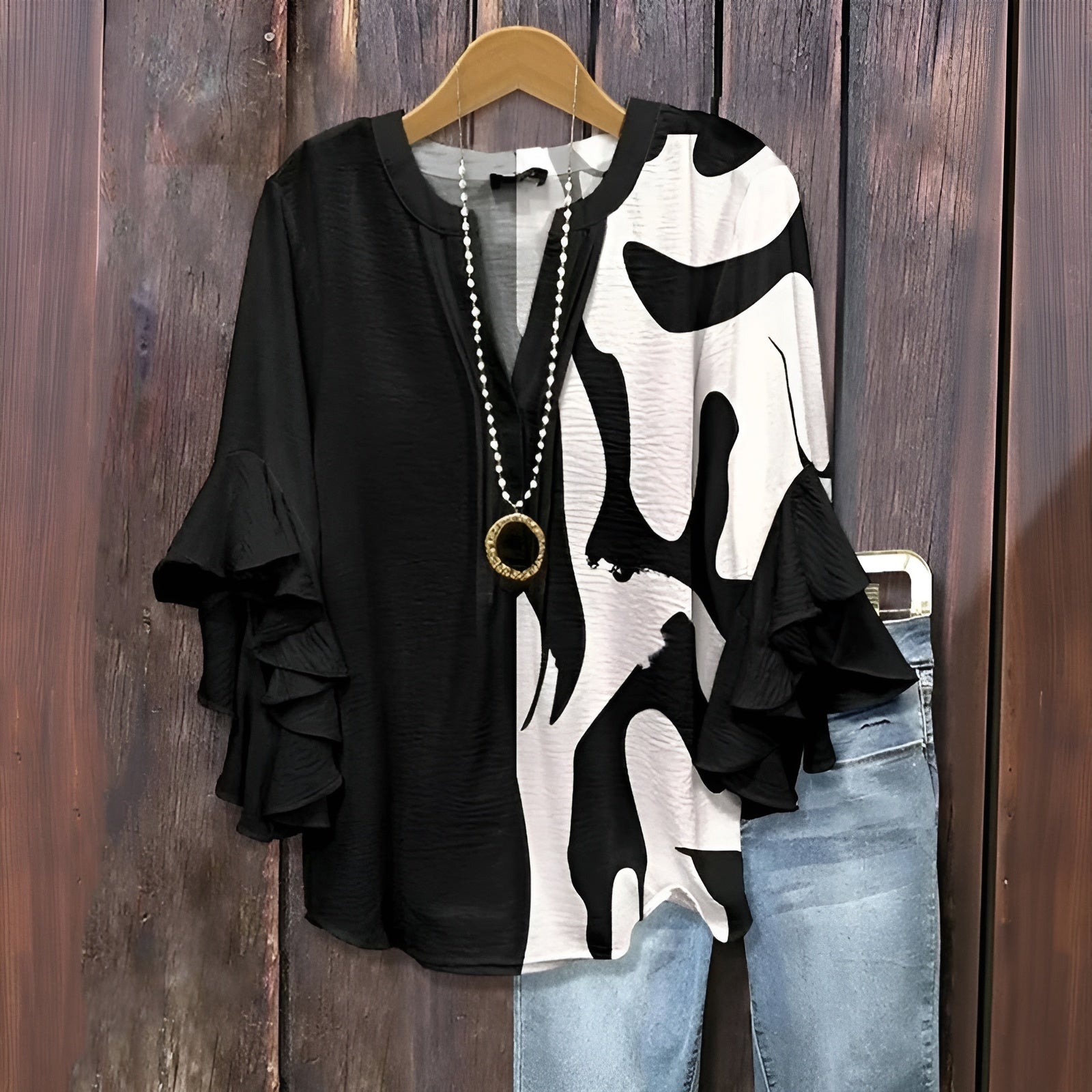 Black-white with patterns