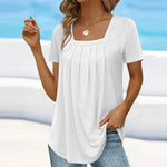 Clouie | Lightweight Pleated Blouse