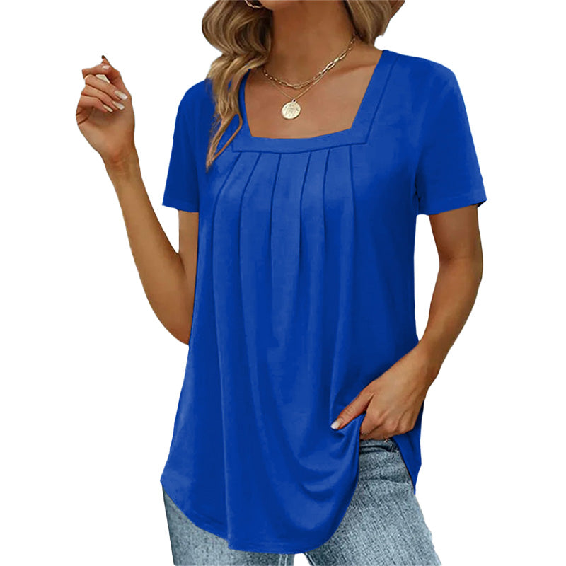Elizabeth | White Pleated Blouse for Women 7