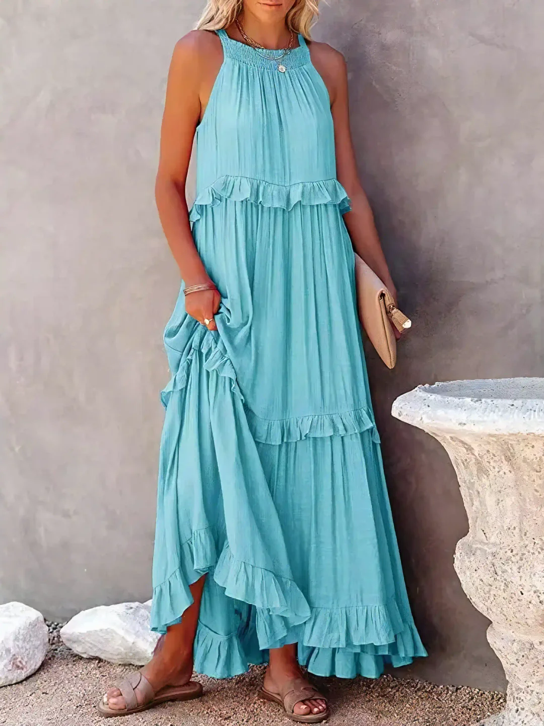 Enya | Elegant Women's Maxi Dress 12