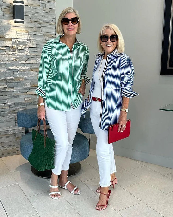 Ginney | Women's Striped Blouse 2