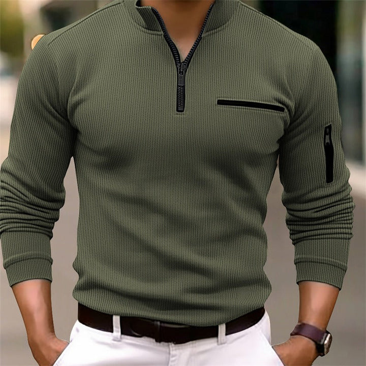 Gusteous | Long-sleeved shirt with zipper 0