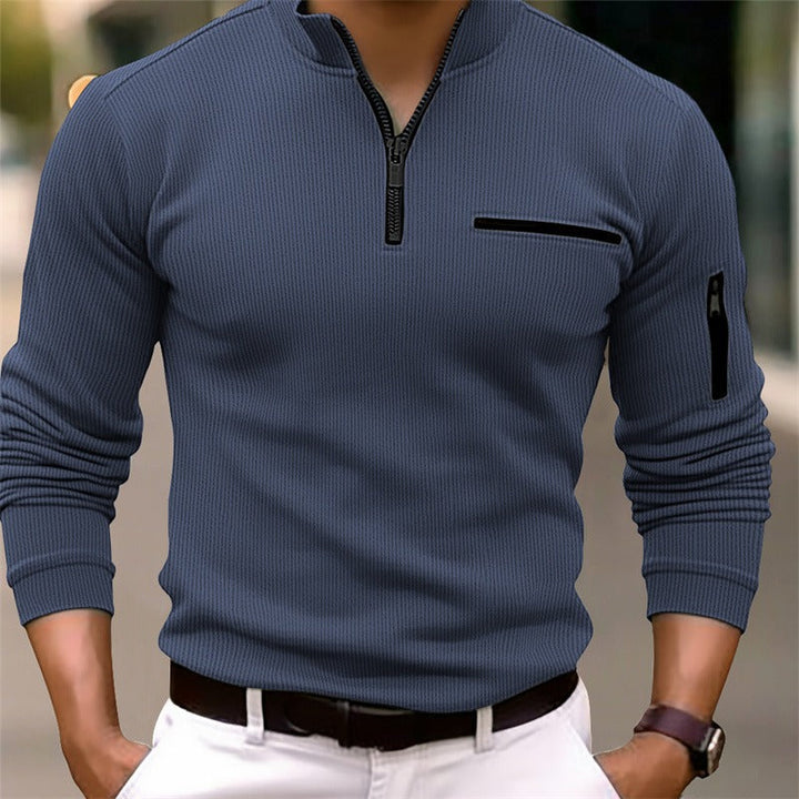 Gusteous | Long-sleeved shirt with zipper 2
