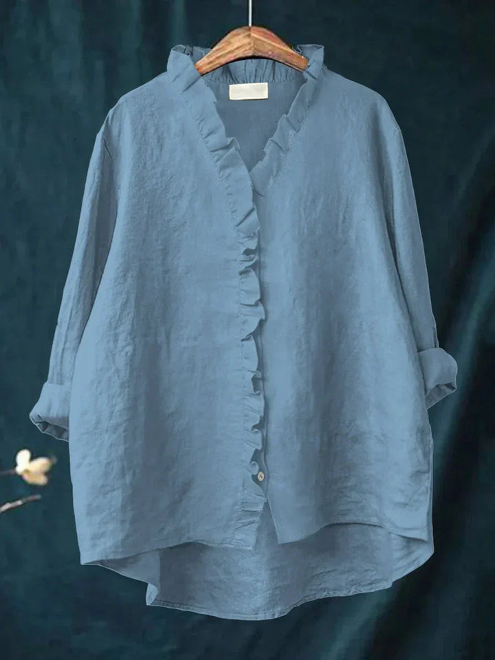 Harriet | Women's Blouse with Frill Detail 4