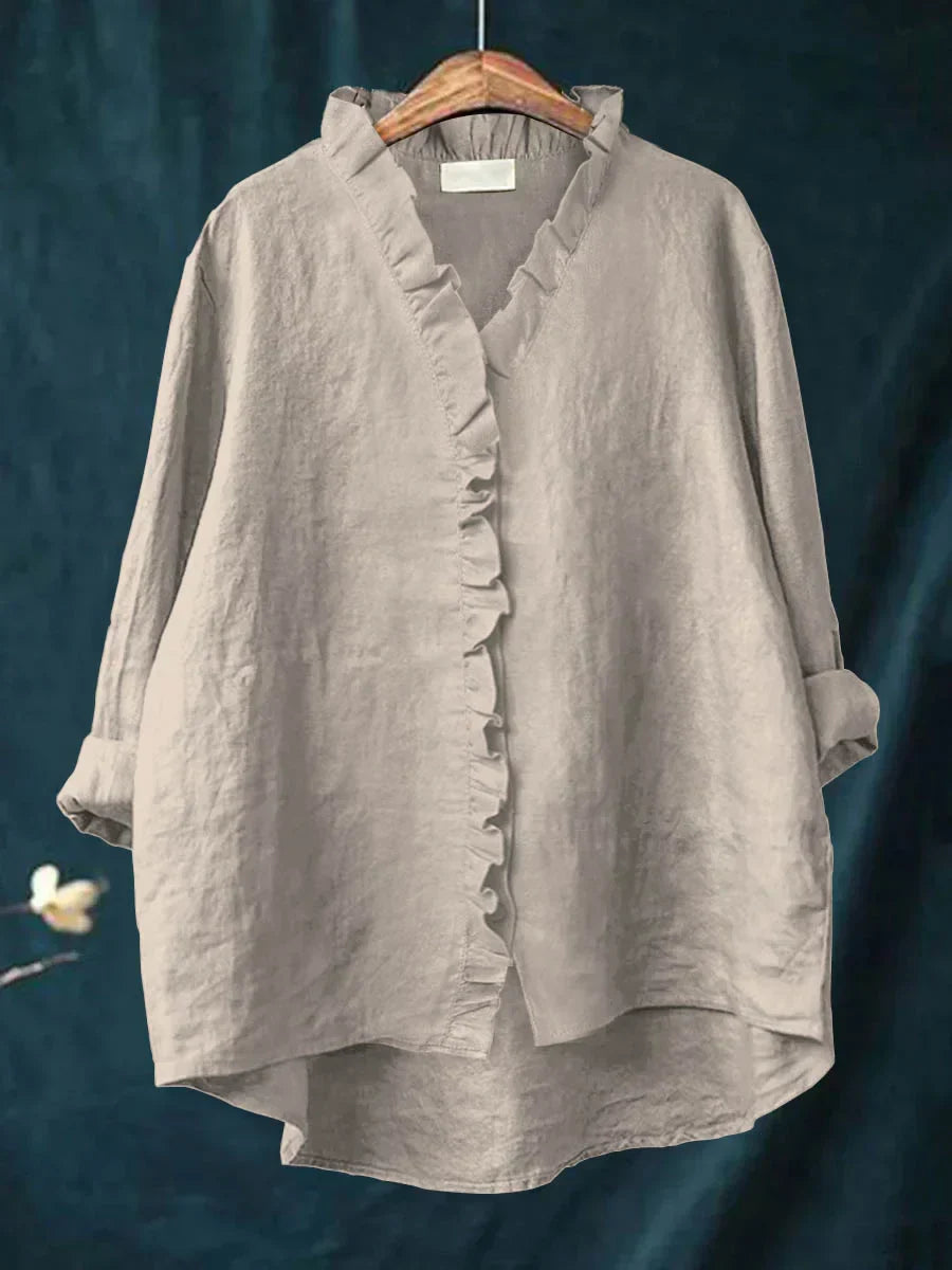 Harriet | Women's Blouse with Frill Detail 6