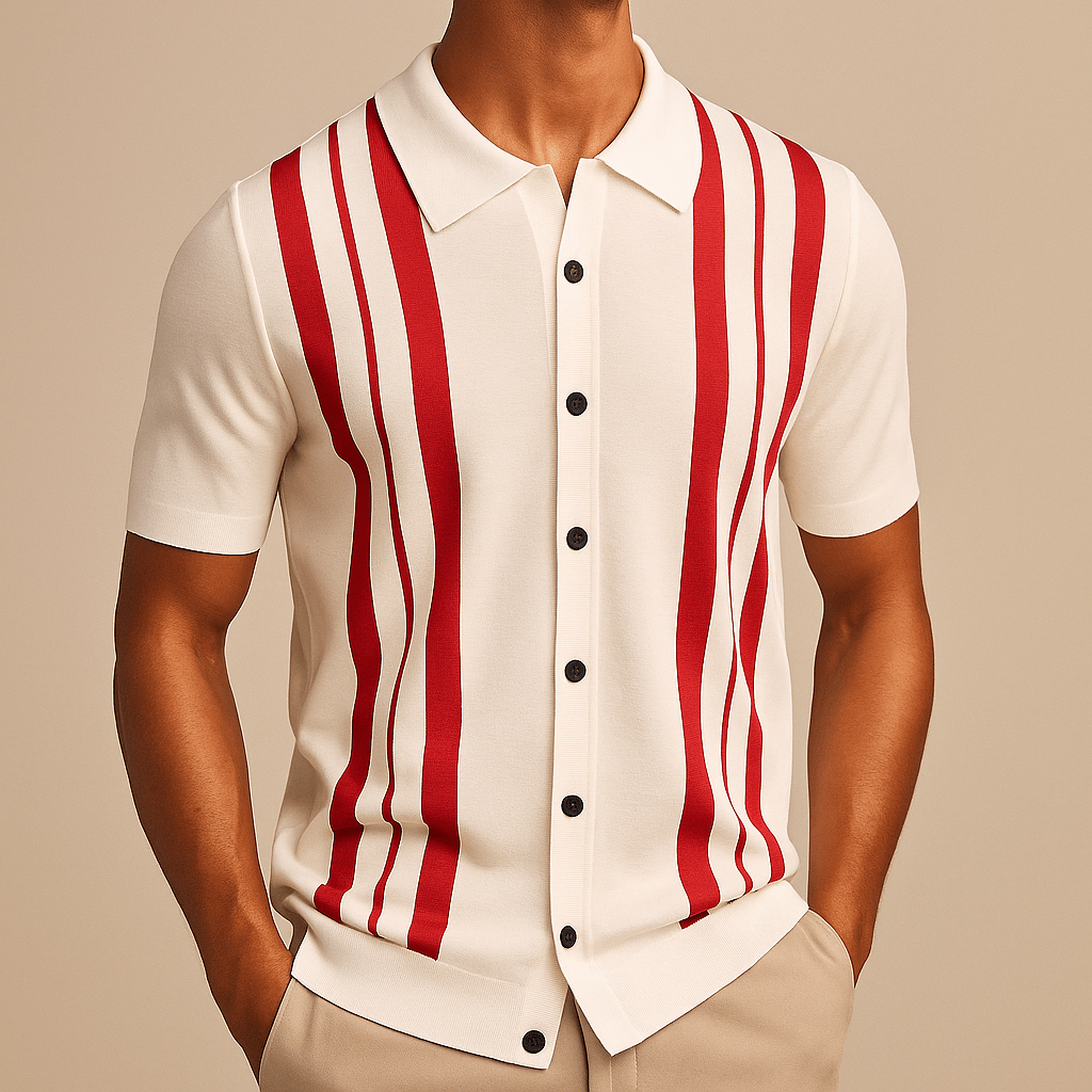 Harrison | Men's Polo Shirt - Vintage Style 0