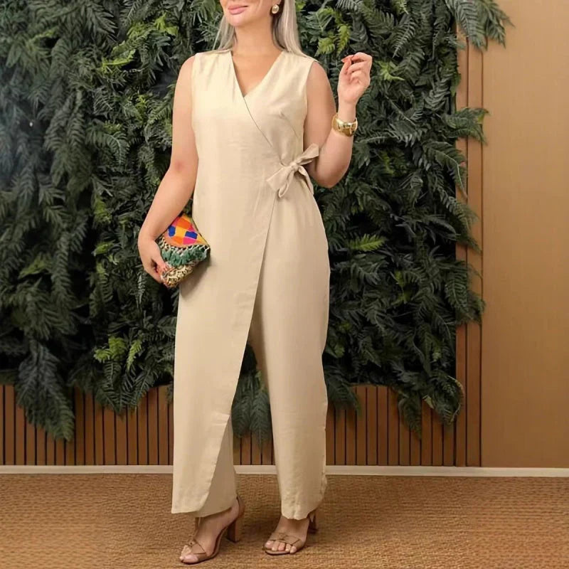 Inès | Elegant V-Neck Jumpsuit For Women 1