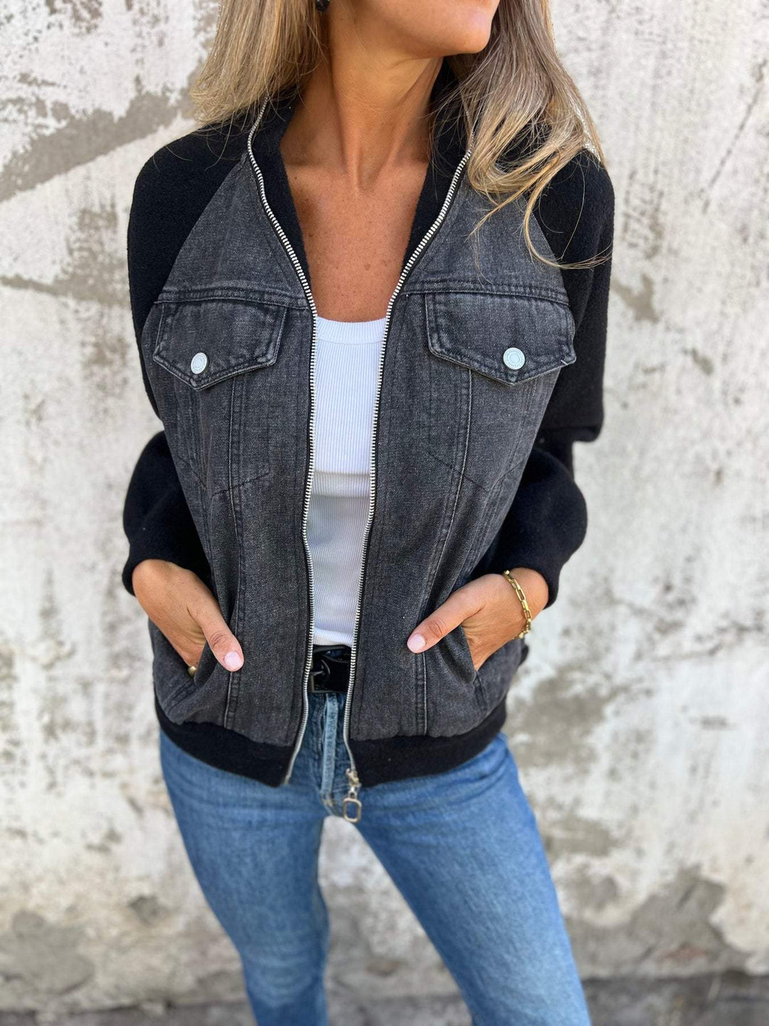 Isa | Casual Jacket with Zip Closure 4