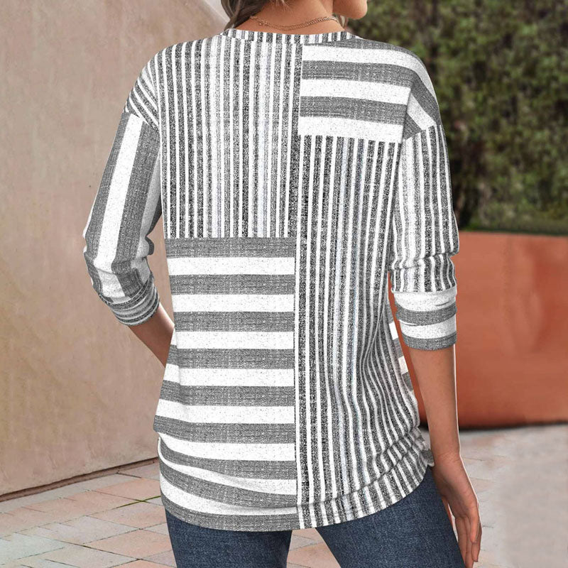 Jacqueline | Women's Striped Blouse 1