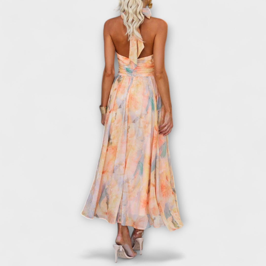 Jasmine | Women's Watercolor Summer Dress 1