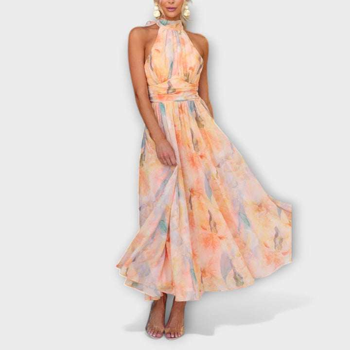 Jasmine | Women's Watercolor Summer Dress 2