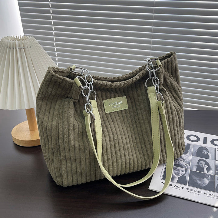 Julia | Stylish Corduroy Tote Bag 0