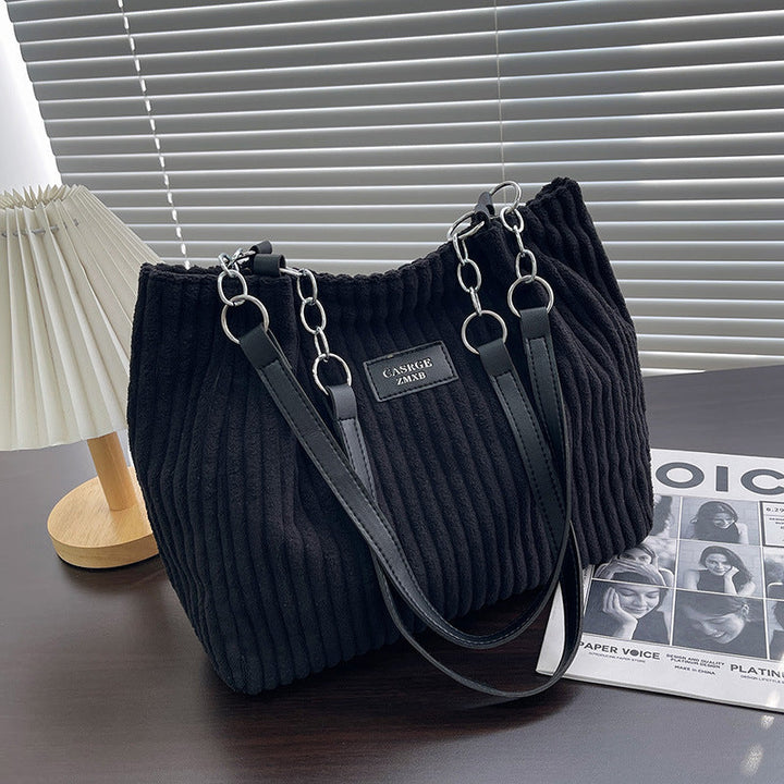 Julia | Stylish Corduroy Tote Bag 4