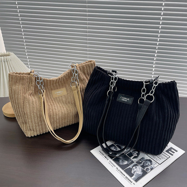 Julia | Stylish Corduroy Tote Bag 5