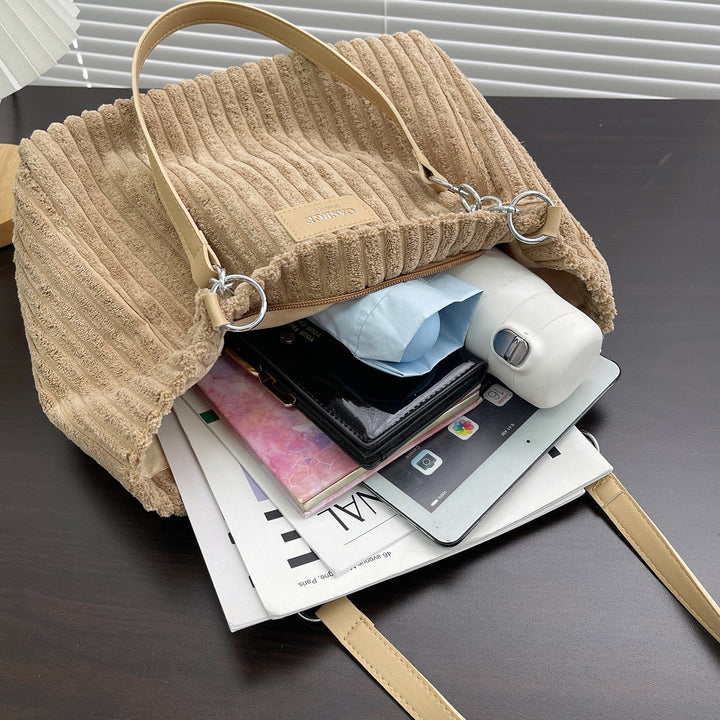 Julia | Stylish Corduroy Tote Bag 6
