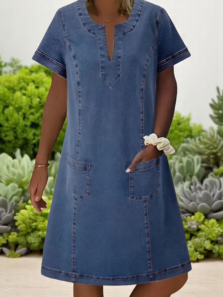 Julia | Women's Denim Dress 0