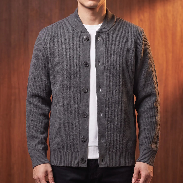 LAYERED SOFT KNIT CARDIGAN