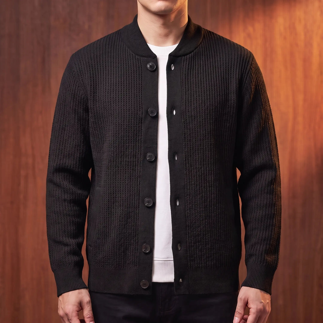 LAYERED SOFT KNIT CARDIGAN