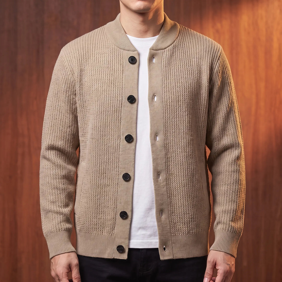 LAYERED SOFT KNIT CARDIGAN