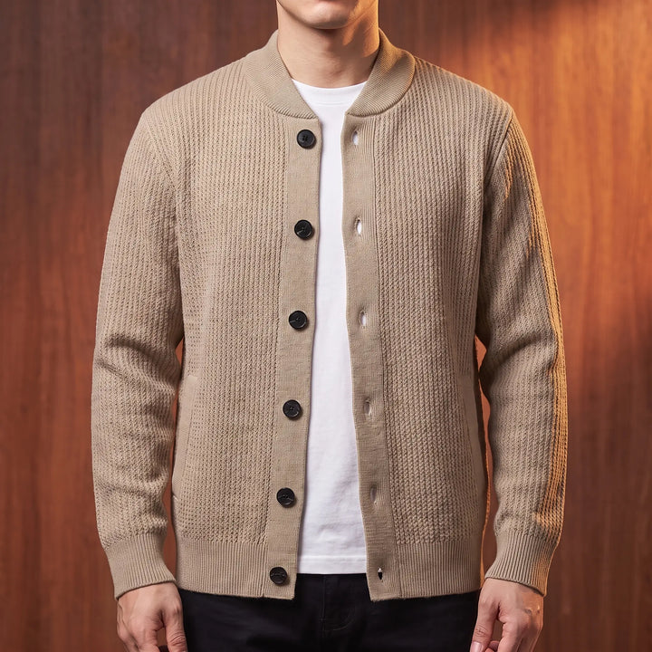 LAYERED SOFT KNIT CARDIGAN