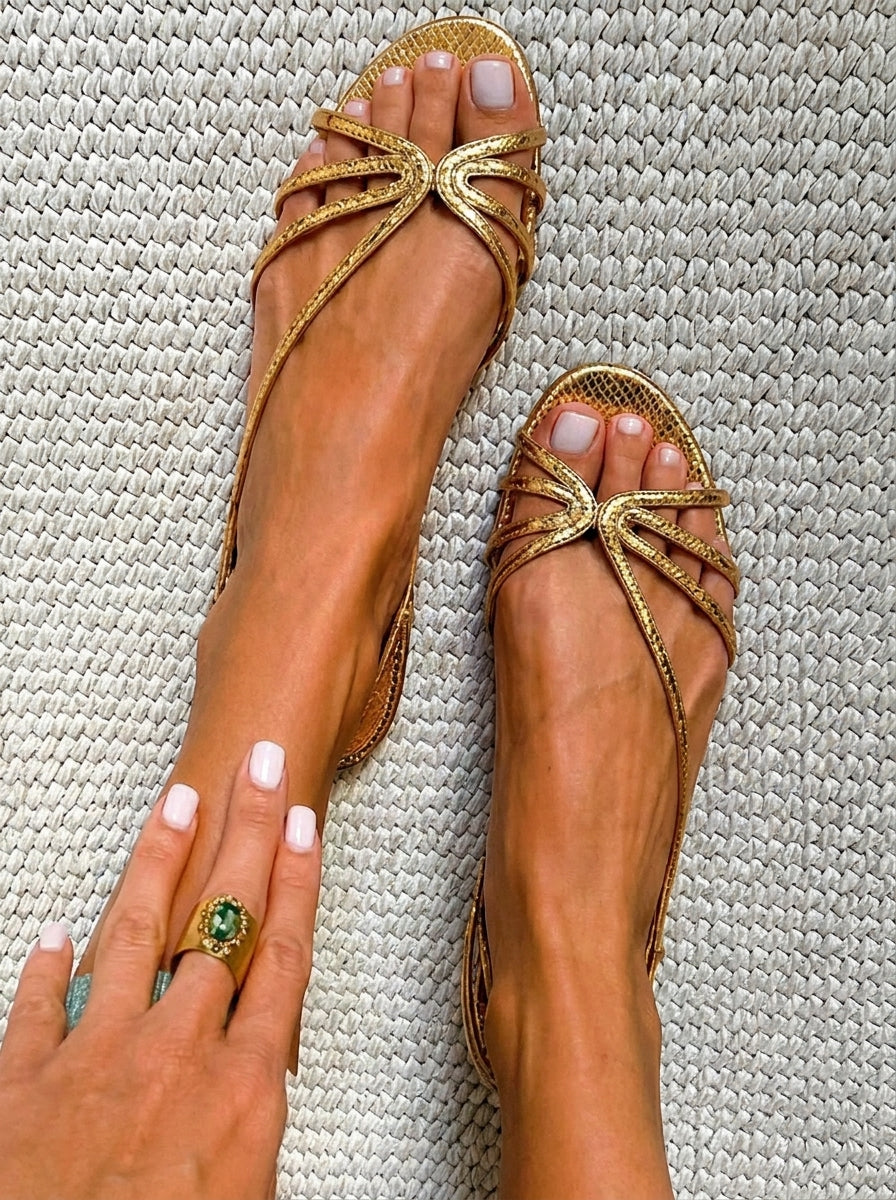 GOLDEN SANDALS