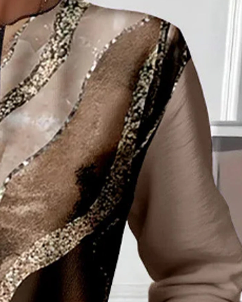 Lera | Half-zip sweatshirt with vintage print 1