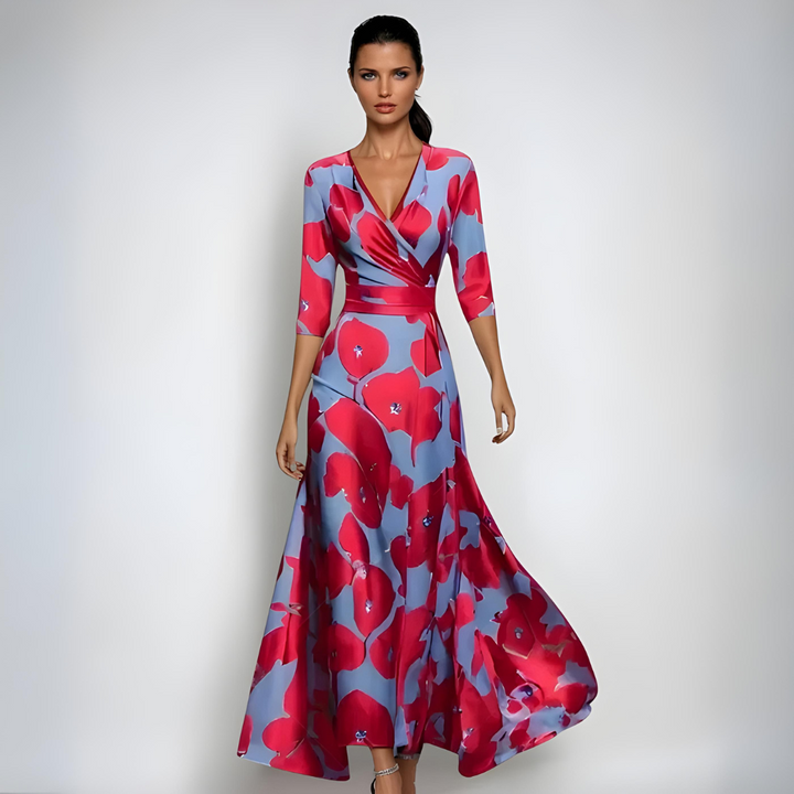 Lynor | Elegant Floral Wedding Guest Dress 0