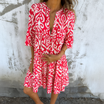 Magdalenne | Elegant V-Neck Dress
