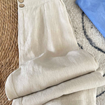 Heirra | Linen Wide Leg Trousers