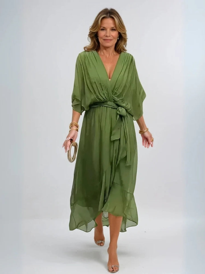 Margery | Women's Elegant Chiffon Midi Dress 1