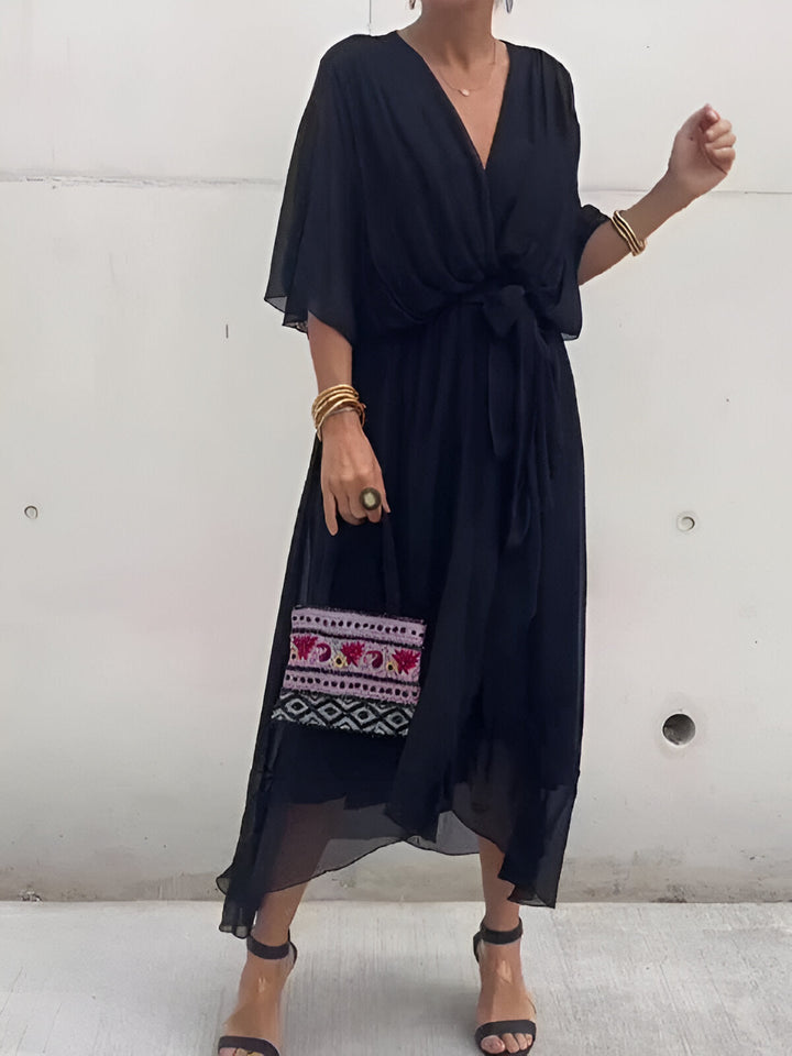 Margery | Women's Elegant Chiffon Midi Dress 2