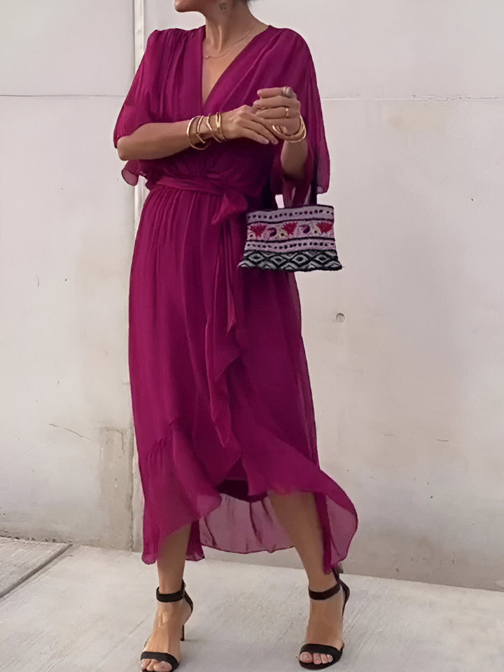 Margery | Women's Elegant Chiffon Midi Dress 3