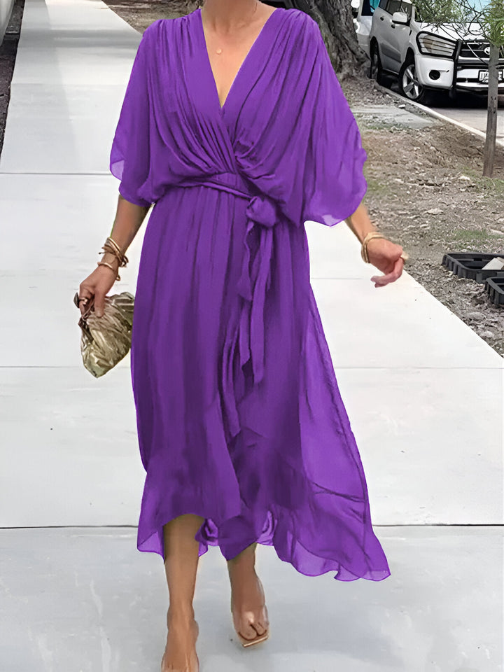Margery | Women's Elegant Chiffon Midi Dress 5