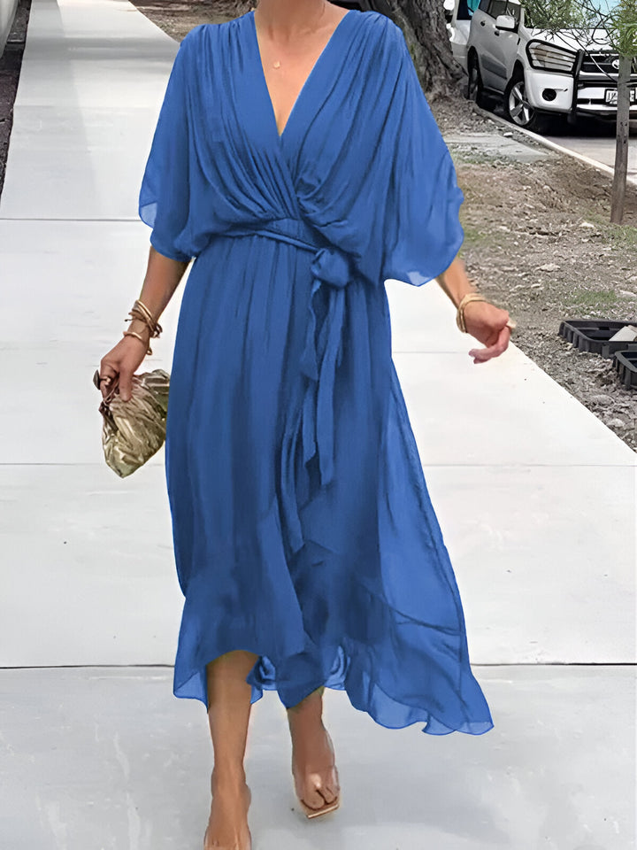 Margery | Women's Elegant Chiffon Midi Dress 7