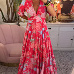 Haidee | Floral V-Neck Summer Dress