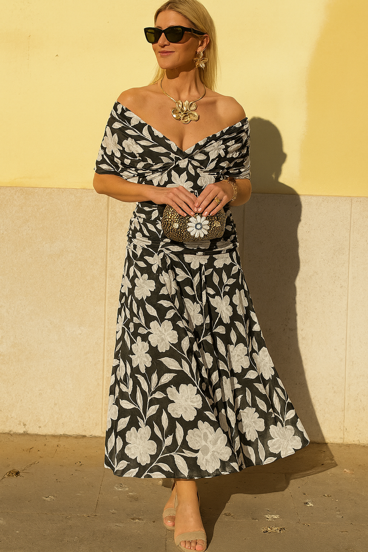 Melanie | Flowy Printed Dress