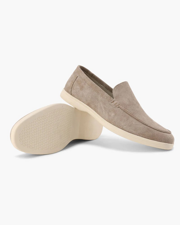 Monaco | Black Suede Loafers for Women 0