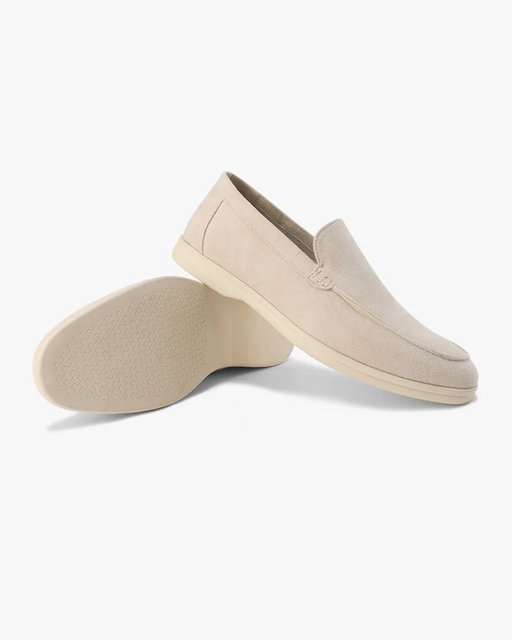 Monaco | Black Suede Loafers for Women 4