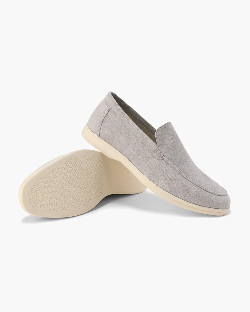 Monaco | Black Suede Loafers for Women 7