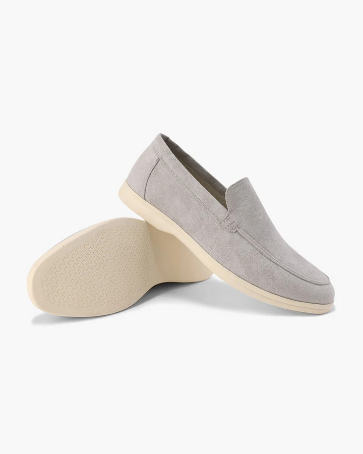 Monaco | Black Suede Loafers for Women 7