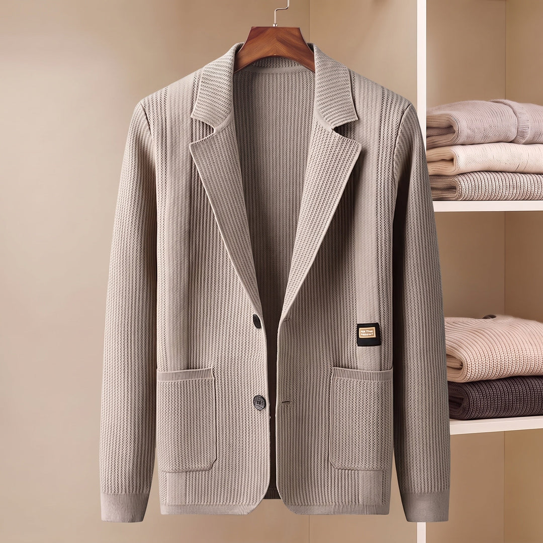 NOTCH LAPEL CARDIGAN