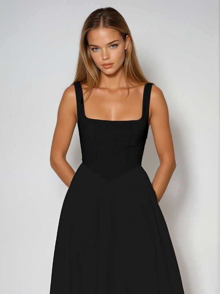 Natasha | Women's White Midi Dress 4
