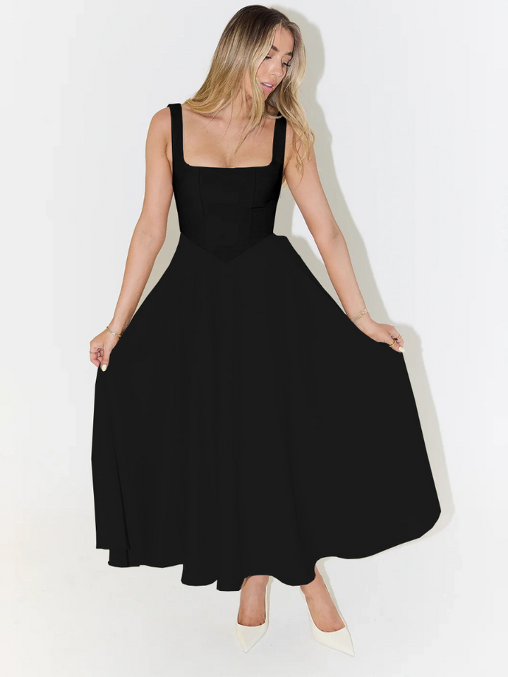 Natasha | Women's White Midi Dress 5