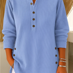 Neris | Modern Knitted Top with Long Sleeves