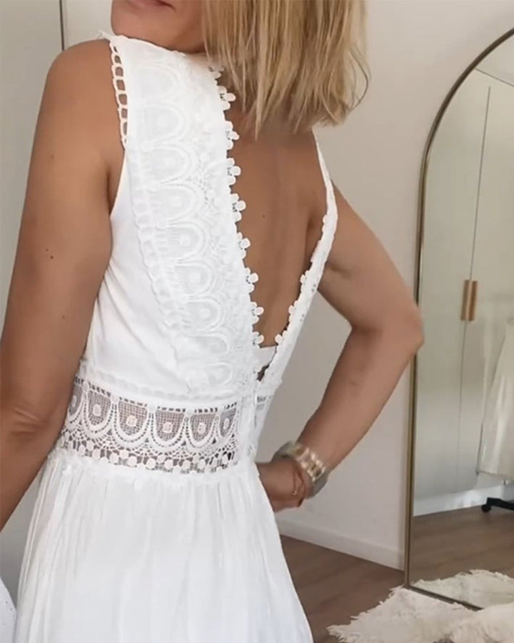 Olivia | Women's Summer Dress with Lace Details 4