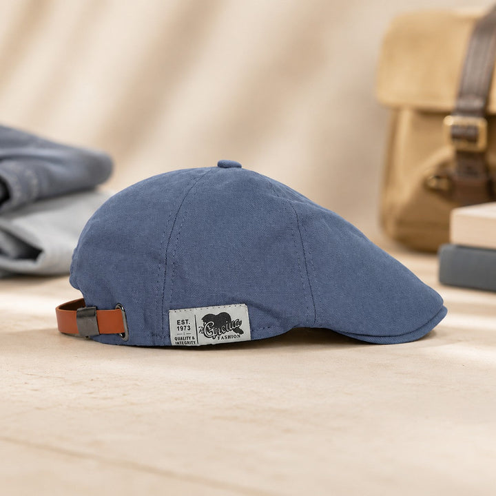 PEAKY LEATHER STRAP CAP