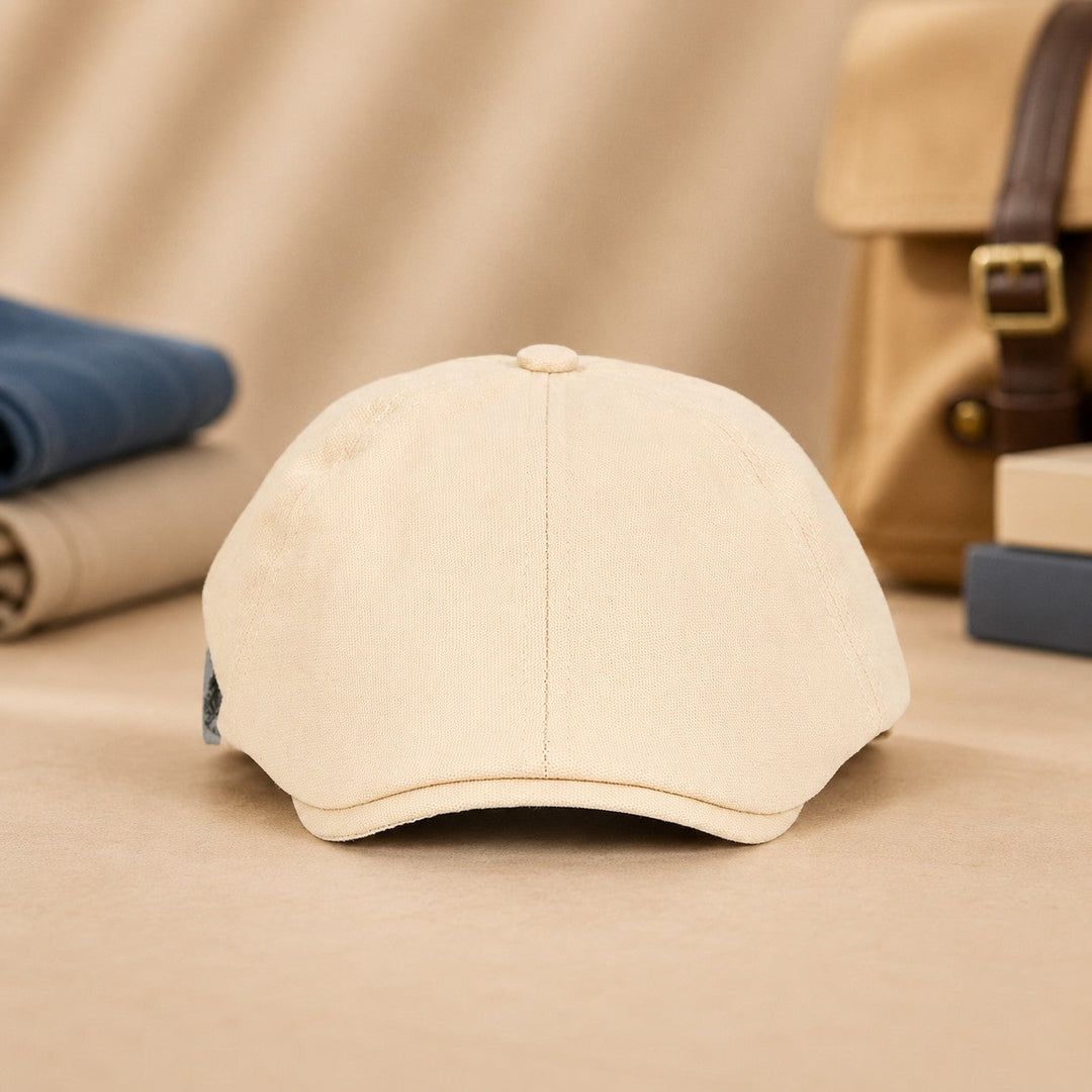 PEAKY LEATHER STRAP CAP