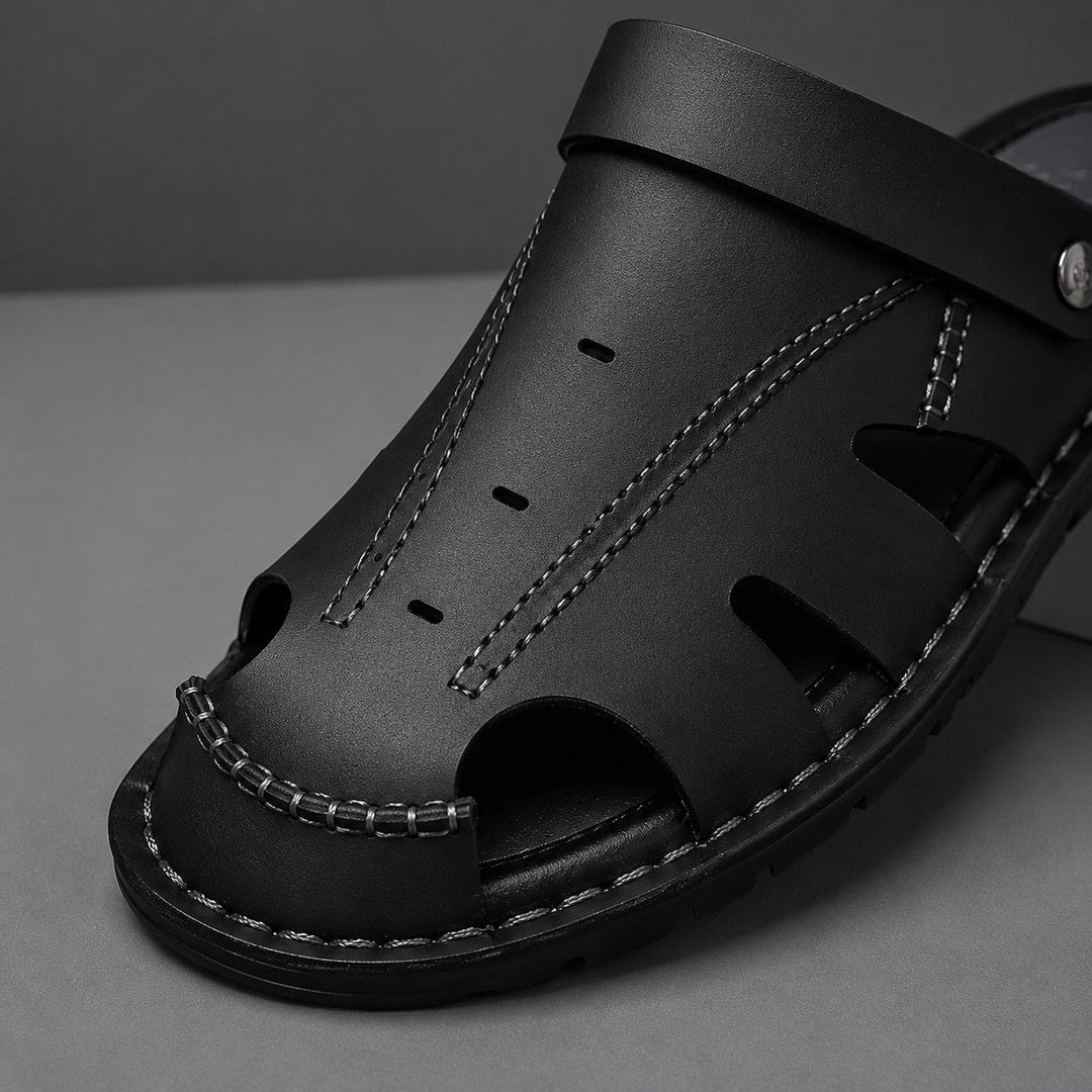 PREMIUM LEATHER SLINGBACK SANDALS