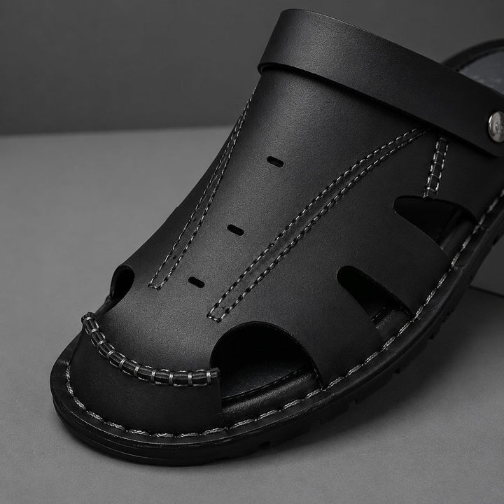 PREMIUM LEATHER SLINGBACK SANDALS