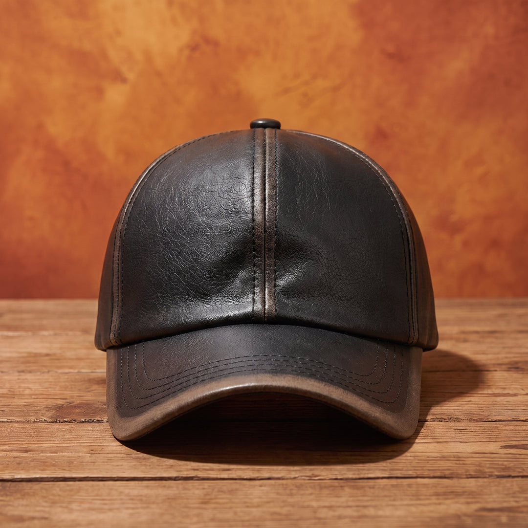 RETRO LEATHER CAP